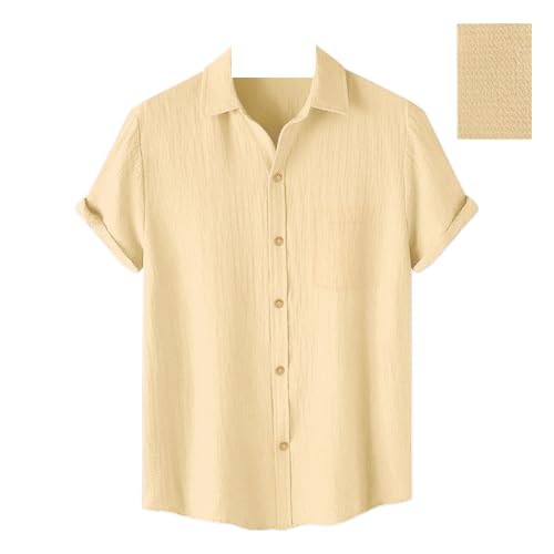 Tee Venture Men's Polycotton Regular Fit Casual Shirt | Stylish | Printed | Solid | Short Sleeve | Trendy (Available in Plus Size)