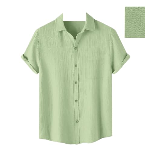 Tee Venture Men's Polycotton Regular Fit Casual Shirt | Stylish | Printed | Solid | Short Sleeve | Trendy (Available in Plus Size) - Image 4