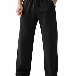 TEE VENTURE Men's Cotton Baggy Trackpants | Oversized Fit Streetwear & Gym Wear | Comfortable Casual Joggers for Men