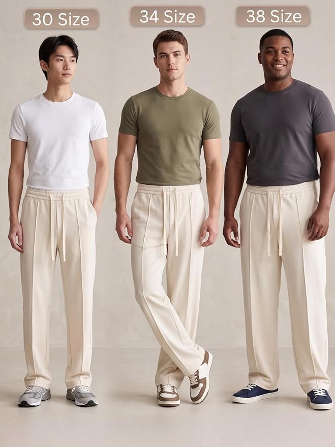 Tee Venture Men's Lycra Cargo Track Pants – Loose Fit Joggers for Men | Korean Style Travel & Lounge Wear with Pockets (Available in Plus Size) - Image 3